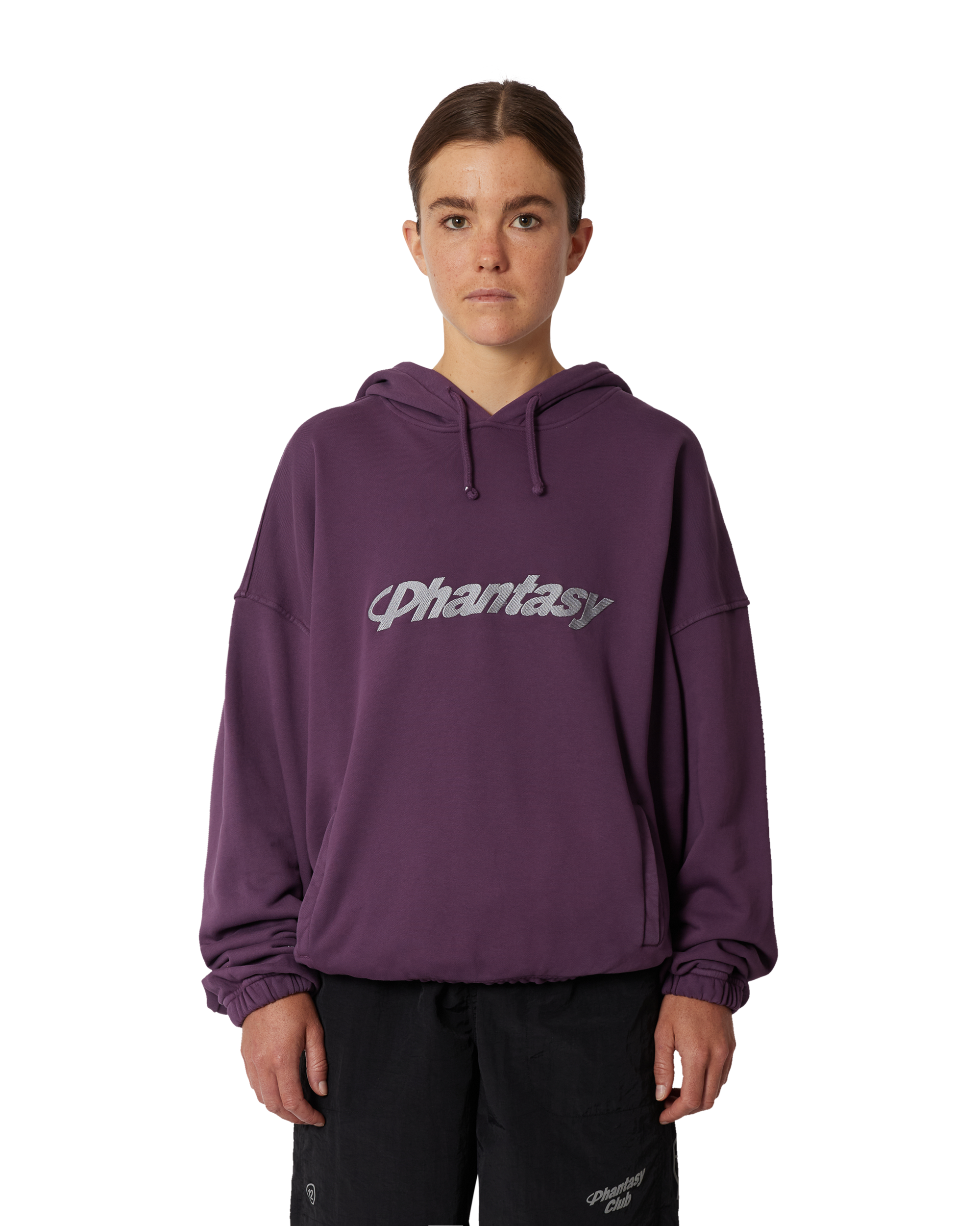 Phantasy Logo Hooded Sweatshirt Dark Purple