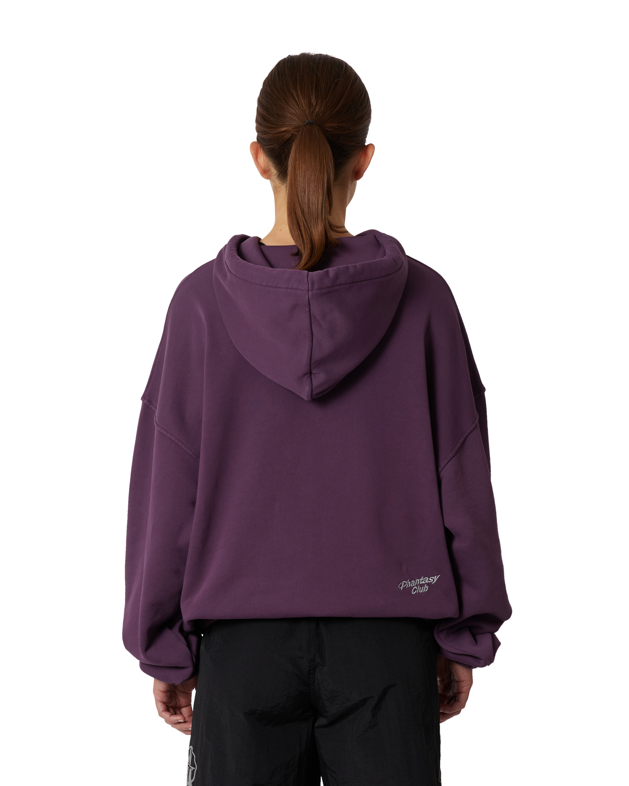 Phantasy Logo Hooded Sweatshirt Dark Purple