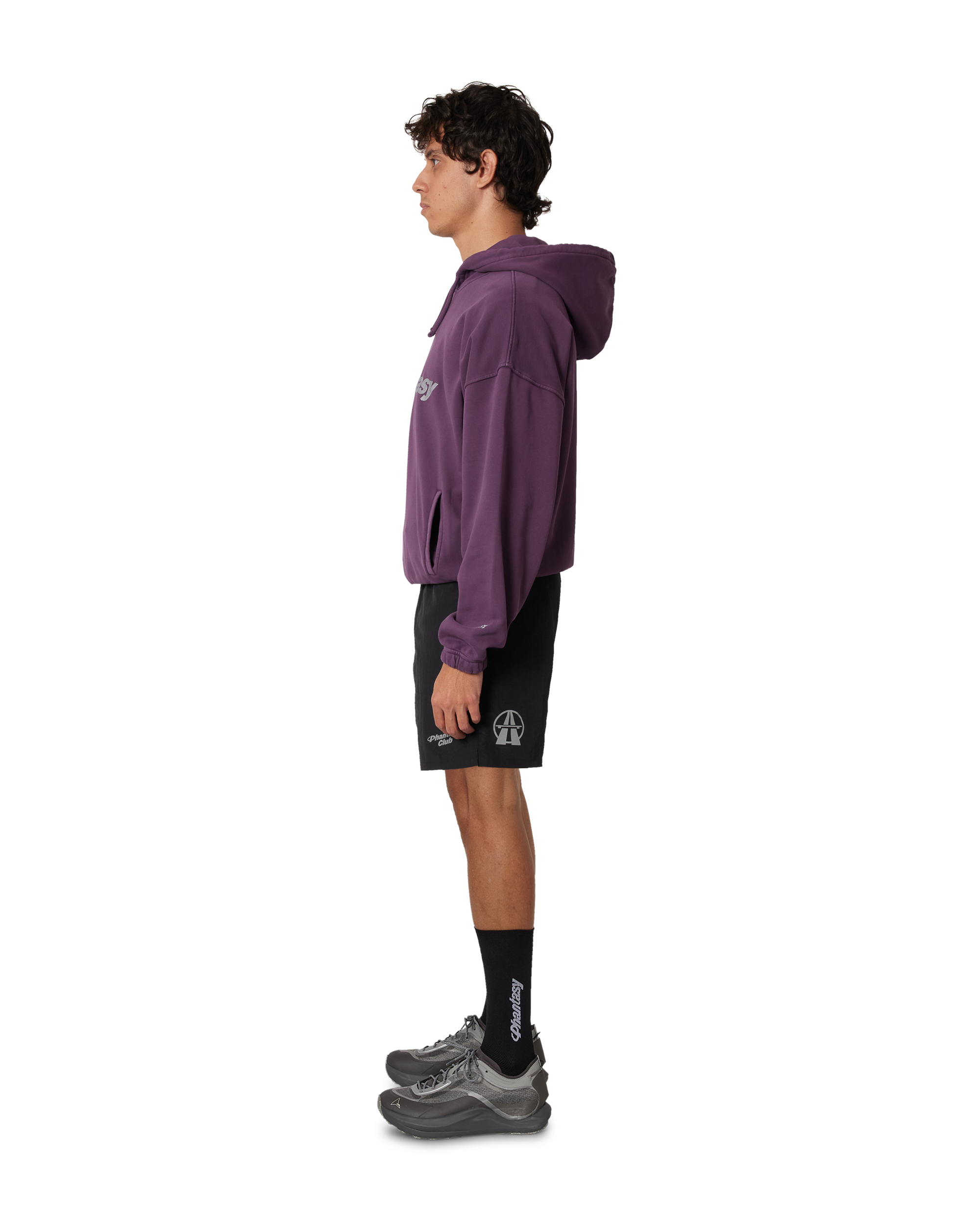 Phantasy Logo Hooded Sweatshirt Dark Purple