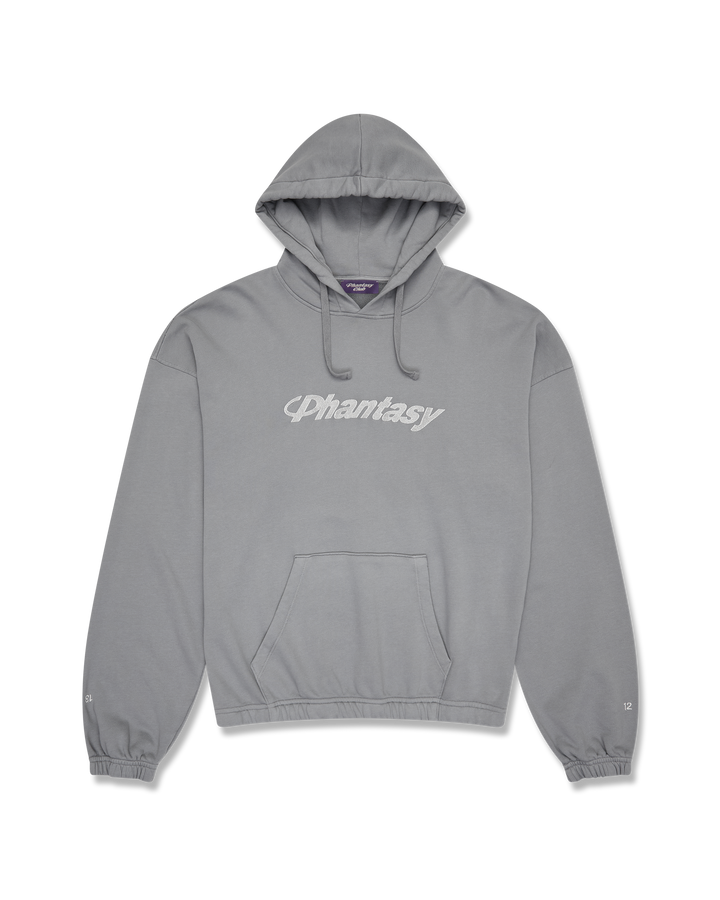 Phantasy Logo Hooded Sweatshirt Storm Front Grey media