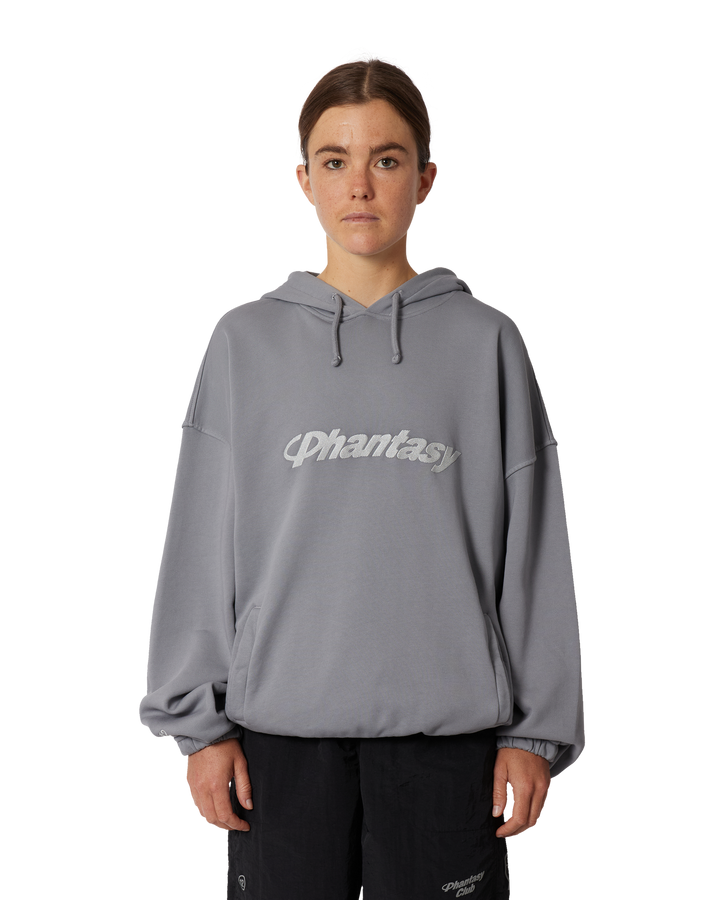 Phantasy Logo Hooded Sweatshirt Storm Front Grey media