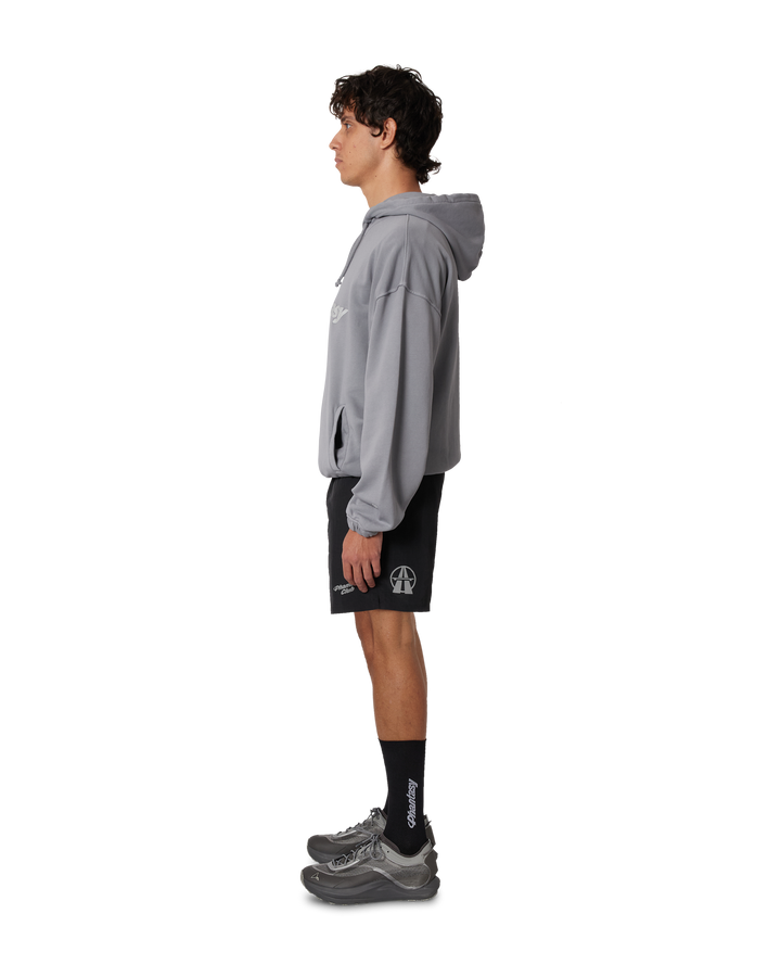Phantasy Logo Hooded Sweatshirt Storm Front Grey hover media