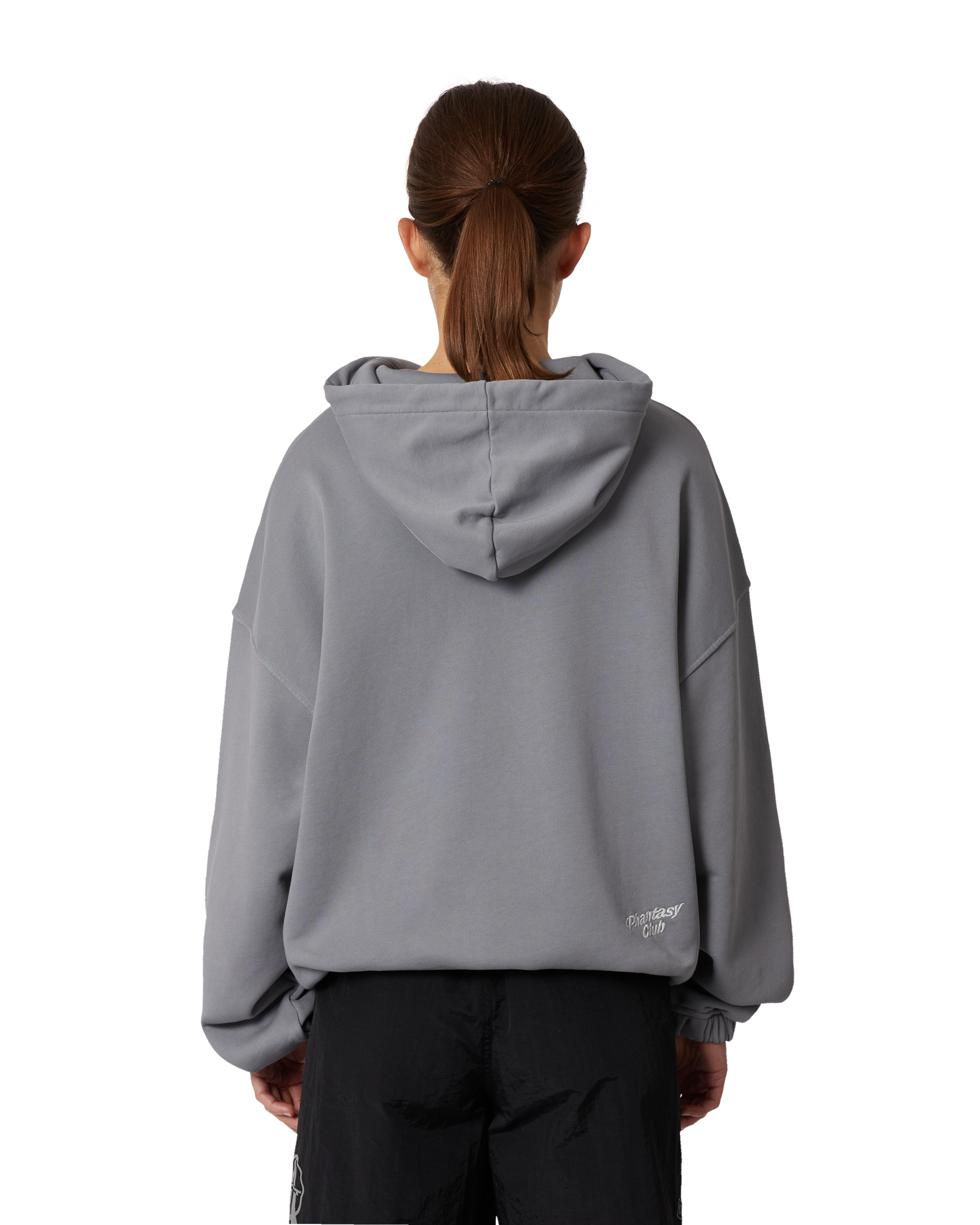 Phantasy Logo Hooded Sweatshirt Storm Front Grey