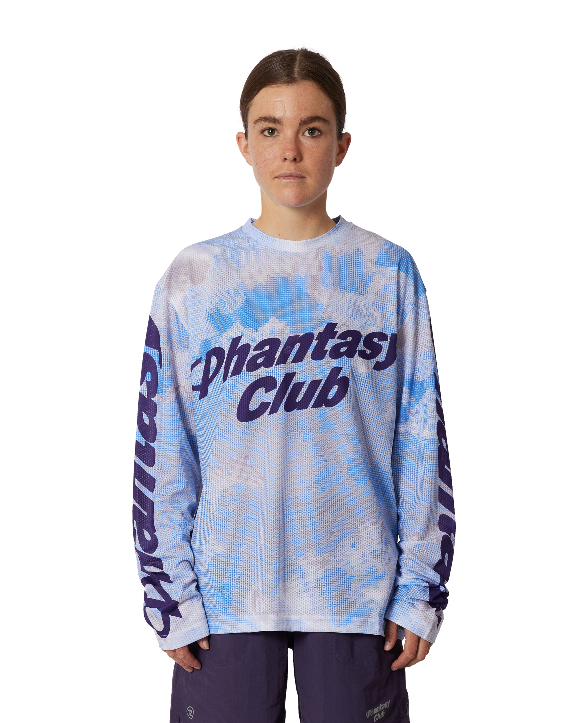 Halcyon Longsleeve Mesh Top Sky