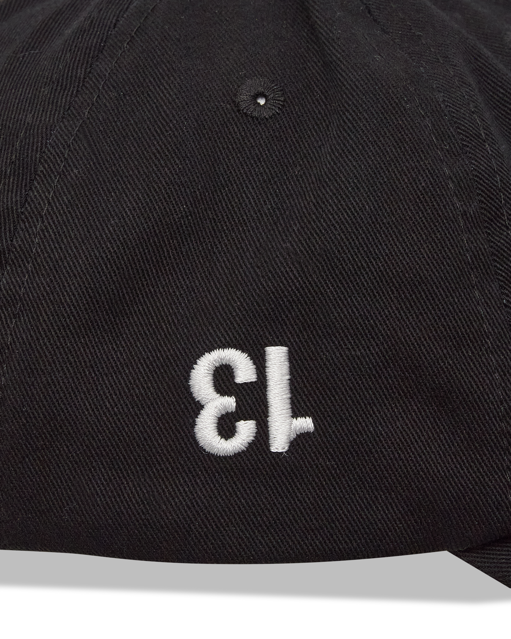Logo Cap Washed Black